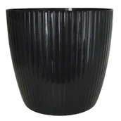 Donice - Doniczka Ravena 12,5 cm grafitowy - miniaturka - grafika 1