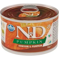 Mokra karma dla psów - N&D dog GF PUMPKIN konz. ADULT MINI venison - miniaturka - grafika 1