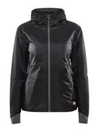 Kurtki damskie - Craft ADV EXPLORE LIGHTWEIGHT | lekka kurtka damska S | czarna | pakowalna kurtka outdoorowa damska | izolacja PrimaLoft | 2 kieszenie zapinane na zamek błyskawiczny | kaptur | wstawki ze stretchu | - miniaturka - grafika 1