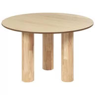 Stoły - Stół do jadalni okrągły ⌀ 120 cm jasne drewno ORIN - miniaturka - grafika 1