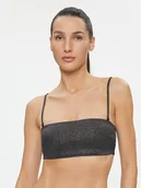 Stroje kąpielowe - Calvin Klein Swimwear Góra od bikini KW0KW02275 Czarny - miniaturka - grafika 1