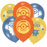 Urodziny dziecka - Amscan Balony "Minionki", pastel mix, 9", 6 szt 997981 - miniaturka - grafika 1