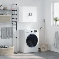 Szafki na klucze - vidaXL Szafka wisząca, biała, 60x31x60 cm, materiał drewnopochodny - miniaturka - grafika 1