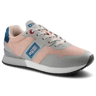 Sneakersy damskie - Pomarańczowe Sneakersy Big Star Damskie Półbuty - miniaturka - grafika 1
