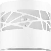 Lampy ścienne - Sigma Kinkiet MODUŁ FREZ biały z ozdobnym kloszem 31084 - miniaturka - grafika 1