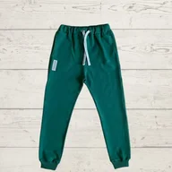 Spodnie i spodenki dla chłopców - Spodnie dresowe zielone - dresy odCZAPY - miniaturka - grafika 1