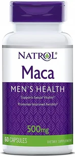 Natrol Maca 500 mg - 60 kapsułek - Suplementy naturalne - miniaturka - grafika 2