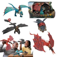 Figurki dla dzieci - Spin Master Jak Wytresować Smoka Zestaw 4 Smoków + Figurki Wikingów Bitwa O Berk 4+ - miniaturka - grafika 1