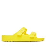 Klapki i japonki damskie - Klapki Scholl Bahia Med MF26924 Żółty - miniaturka - grafika 1