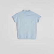 Swetry damskie - Reserved - Bluzka z półgolfem - Niebieski - miniaturka - grafika 1
