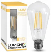 Żarówki LED - Żarówka E27 Led Filament Edison Ozdobna Łza 14W 1510lm Ciepła - miniaturka - grafika 1