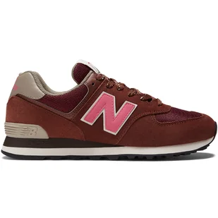 Buty unisex New Balance U574GR2  bordowe - Buty sportowe męskie - miniaturka - grafika 5