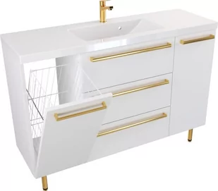 Szafka Umywalkowa Stojąca ATHOS 120 cm K D UZ MATOWA - Szafki łazienkowe - miniaturka - grafika 1