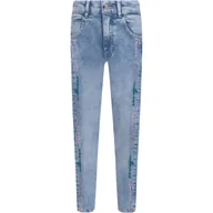 Spodnie sportowe damskie - Guess Jeansy | Straight fit - miniaturka - grafika 1