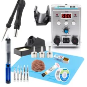 Lutownice - Stacja lutownicza 8586 + zestaw Komplet Pack ZESTAW-798A-26568 - miniaturka - grafika 1