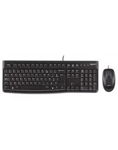 LOGITECH MK120 corded Desktop Kolor: CZARNY NLB - Klawiatury - miniaturka - grafika 1