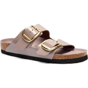 Birkenstock Skórzane klapki Arizona - Klapki i japonki damskie - miniaturka - grafika 1