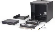 Akcesoria do szaf serwerowych - DIGITUS Netzwerk-Set 254 mm 10" - 6HE, 315x300 mm BxT sw - miniaturka - grafika 1