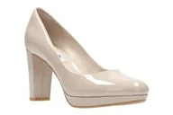 Półbuty damskie - Kendra Sienna E [nude patent] - rozmiar 41 - miniaturka - grafika 1