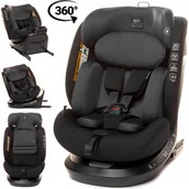 Foteliki samochodowe - FOTELIK SAMOCHODOWY OBROTOWY ISOFIX 4BABY ROTOFIX 0-36KG I-SIZE 40-150CM GRAPHITE - miniaturka - grafika 1