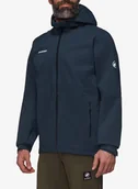 Kurtki narciarskie - Kurtka przeciwdeszczowa Mammut Linard Guide HS Hooded Jacket - marine - miniaturka - grafika 1