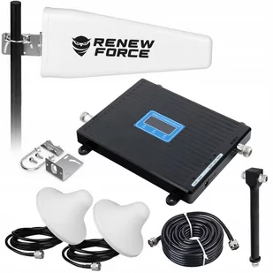Mocny Wzmacniacz Sygnału Internetu Gsm/Gprs Edge Lte 2G/3G/4G Lte +3 Anteny Fy-Gdw20 - Wzmacniacze sygnału wifi - miniaturka - grafika 1