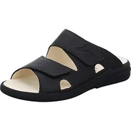 Kapcie damskie - Ganter Męskie kapcie Harry, czarny - czarny - 43 EU - miniaturka - grafika 1