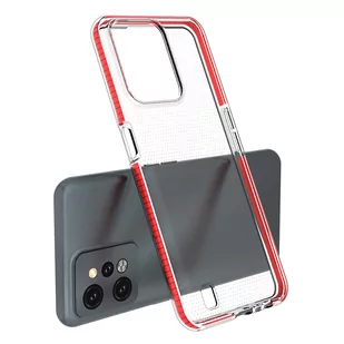 Spring Case etui Realme C31 silikonowy pokrowiec z ramką czarne - Etui i futerały do telefonów - miniaturka - grafika 3