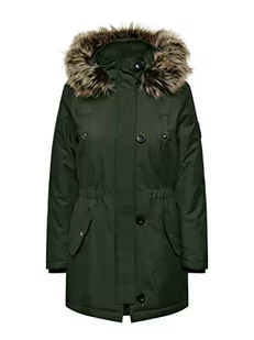 Bestseller A/S Damska parka zimowa ONLIRIS CC 2023 OTW płaszcz, Rosin/Detail:Brown FUR, XS, Rosin/Detail:BROWN FUR, XS - Płaszcze damskie - miniaturka - grafika 1