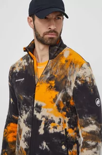 Bluzy męskie - Mammut bluza sportowa Innominata Light kolor pomarańczowy wzorzysta - grafika 1