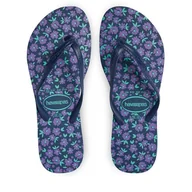 Klapki i japonki damskie - Japonki Havaianas 41445119071 Granatowy - miniaturka - grafika 1