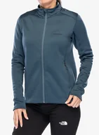 Bluzy sportowe damskie - Bluza rozpinana damska Salomon Essential Warm Fz Mid - midnight navy - miniaturka - grafika 1