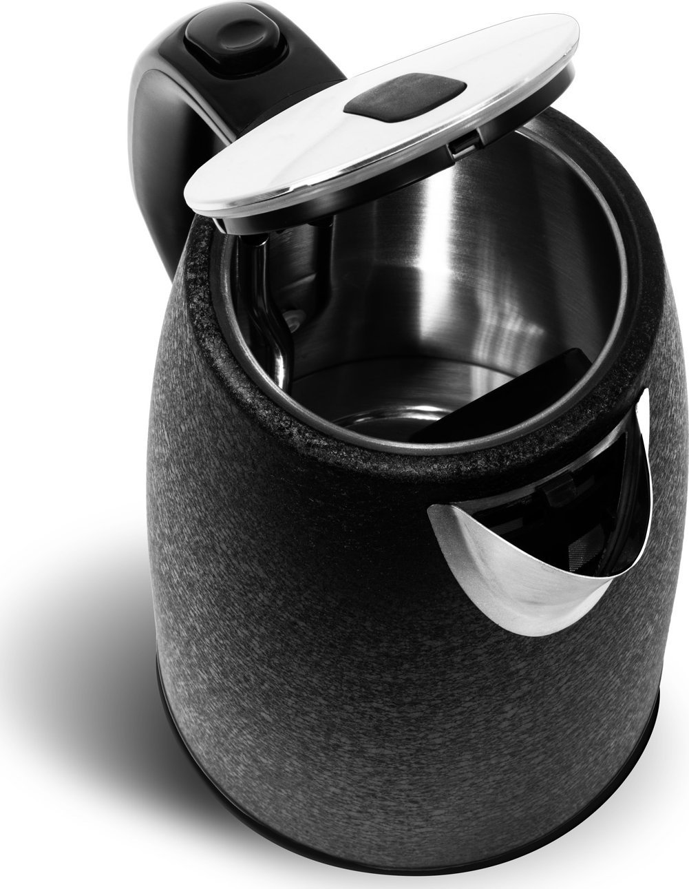 Czajnik Evolveo EVOLVEO Salente IceQueen, rychlovarná konvice 1,7 l, nerez, černá