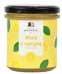 Bartnik Mazowiecki Miód z cytryną - Zdrowa żywność - miniaturka - grafika 1