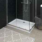 Brodziki prysznicowe - vidaXL Lumarko Brodzik prysznicowy z wypustkami, biały, 70x100x4 cm, ABS 148899 - miniaturka - grafika 1