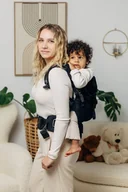 Nosidełka dla dzieci - Nosidełko LennyLamb - LennyPreschool: Mała Jodełka Czarny Heban Regulowane - miniaturka - grafika 1