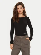 Body - Karl Lagerfeld Jeans Body A1W18024 Czarny Slim Fit - miniaturka - grafika 1