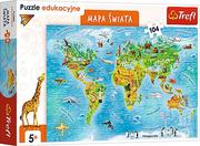 Puzzle - Trefl puzzle edukacyjne Mapa Europy - miniaturka - grafika 1