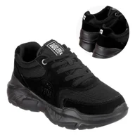Sneakersy damskie - Buty sportowe Damskie Big Star Sneakersy Czarne 41 - miniaturka - grafika 1