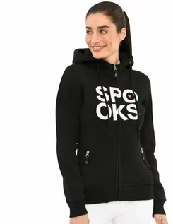 Bluzy sportowe damskie - Spooks Bluza damska DAHNA SS22 - black - grafika 1