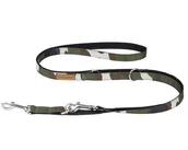 Smycze dla psów - Ami Play Smycz 6w1 Adventure M 2m/ 1,5cm abstrakcja - miniaturka - grafika 1