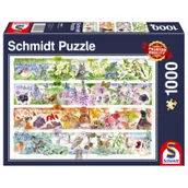 Puzzle - Schmidt Puzzle 1000 elementów Cztery pory roku 5_805417 - miniaturka - grafika 1