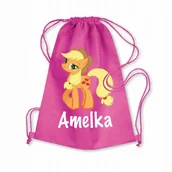 Plecaki worki - Worek Szkolny Buty Plecak Kucyk My Little Pony - miniaturka - grafika 1
