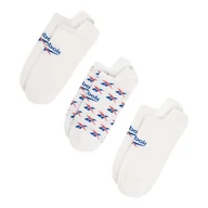 Skarpetki damskie - REEBOK CL FO INVISIBLE SOCK GG6680 BIAŁY - miniaturka - grafika 1