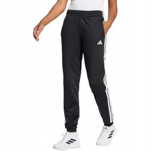 Spodnie damskie adidas Tricot 3-Stripes czarne JF3383 2XL - Dresy damskie - miniaturka - grafika 1