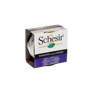 Schesir Tuńczyk z wołowiną w galaretce 12x85g - Mokra karma dla kotów - miniaturka - grafika 5