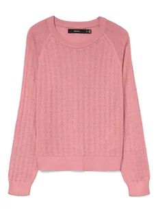 Vero Moda Sweter w kolorze jasnoróżowym - Swetry damskie - miniaturka - grafika 1