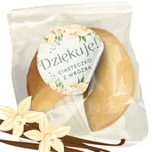 Pieczywo chrupkie - Ciasteczko z Wróżbą Dziękuję Chińskie Ciastko Szczęścia dla Gości 1 szt - miniaturka - grafika 1