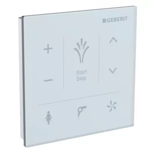 Geberit 147.038.SI.1 $1620cienny panel steruj$1621cy do AquaClean bia$1622y - Akcesoria do armatury i ceramiki - miniaturka - grafika 1