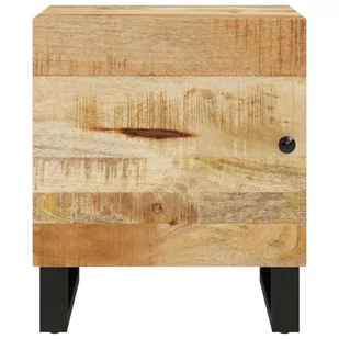 Lumarko Szafki nocne, 2 szt., 40x33x46 cm, lite drewno mango - Szafki nocne - miniaturka - grafika 4